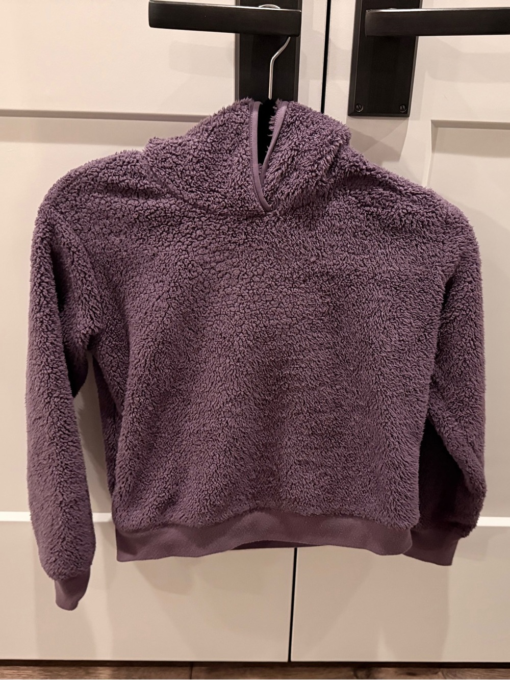 Athleta Girl Cozy Purple Pullover Hoodie, Sz 8-10